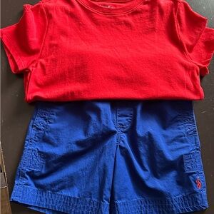 Polo by Ralph Lauren Red and Blue Kids Tee